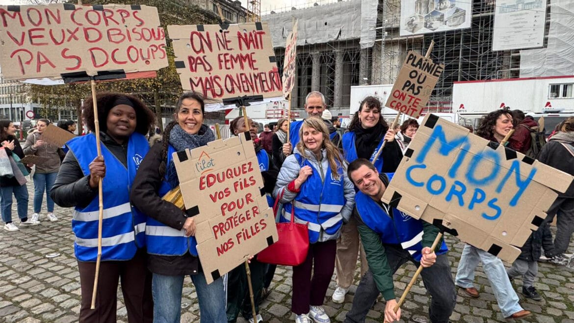 manifestation contre les violences faites aux femmes